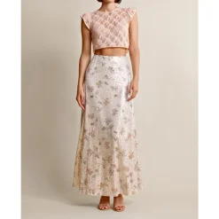 Glitzernder Maxi-Rock