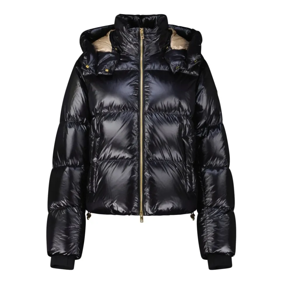 Goldene Moonstone Steppjacke