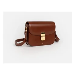 Grace Small Braune Taschen mit Gold-Hardware