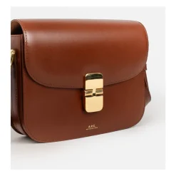 Grace Small Braune Taschen mit Gold-Hardware