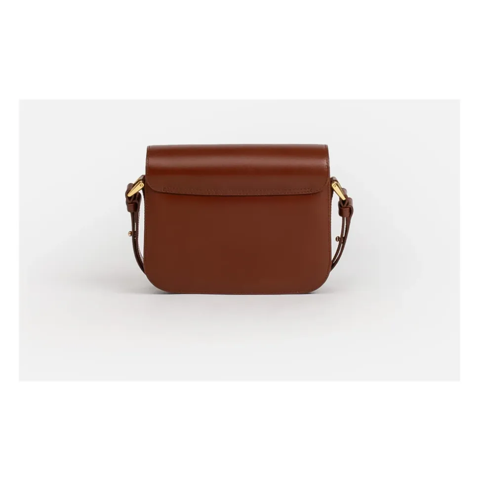 Grace Small Braune Taschen mit Gold-Hardware