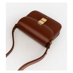 Grace Small Braune Taschen mit Gold-Hardware