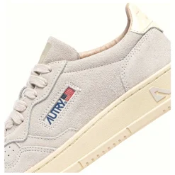 Grauer Ledersneaker Modell Medalist