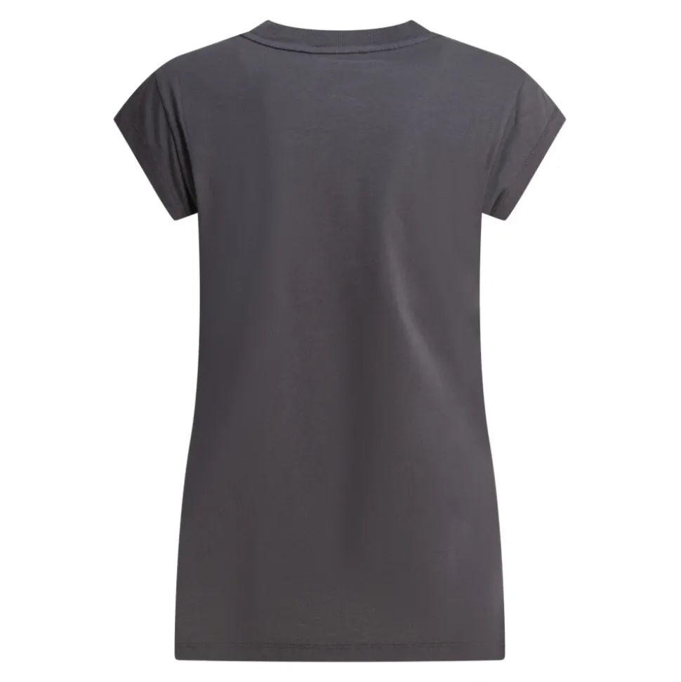 Graues T-Shirt für Frauen