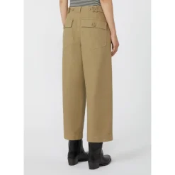 Grüne Barrel Leg Hose