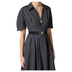 Gürtel-Midikleid