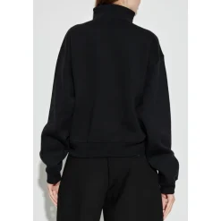 Half-zip Logo-patch Sweatshirt