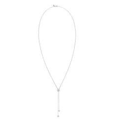 Halskette Y-Kette Kreis Geo