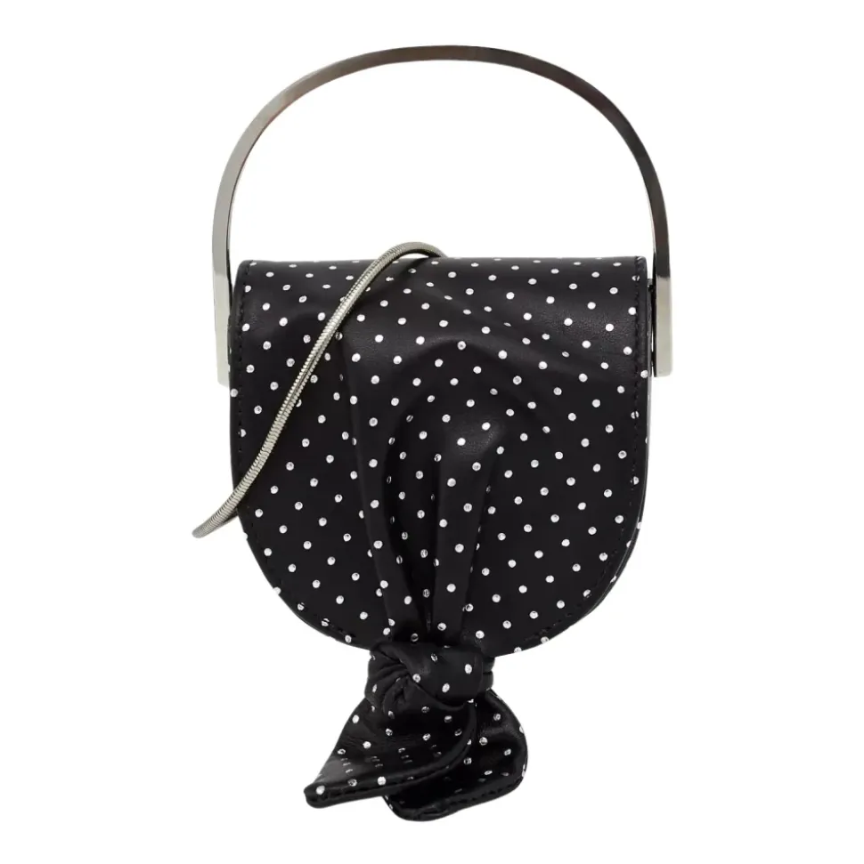 Handtasche mit Kristall-Schleifen-Mikro