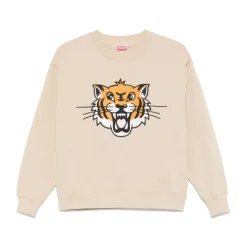 Happy Tiger Sweatshirt mit Stickerei