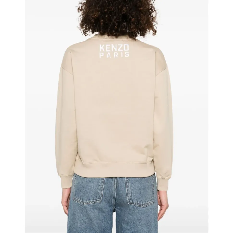 Happy Tiger Sweatshirt mit Stickerei