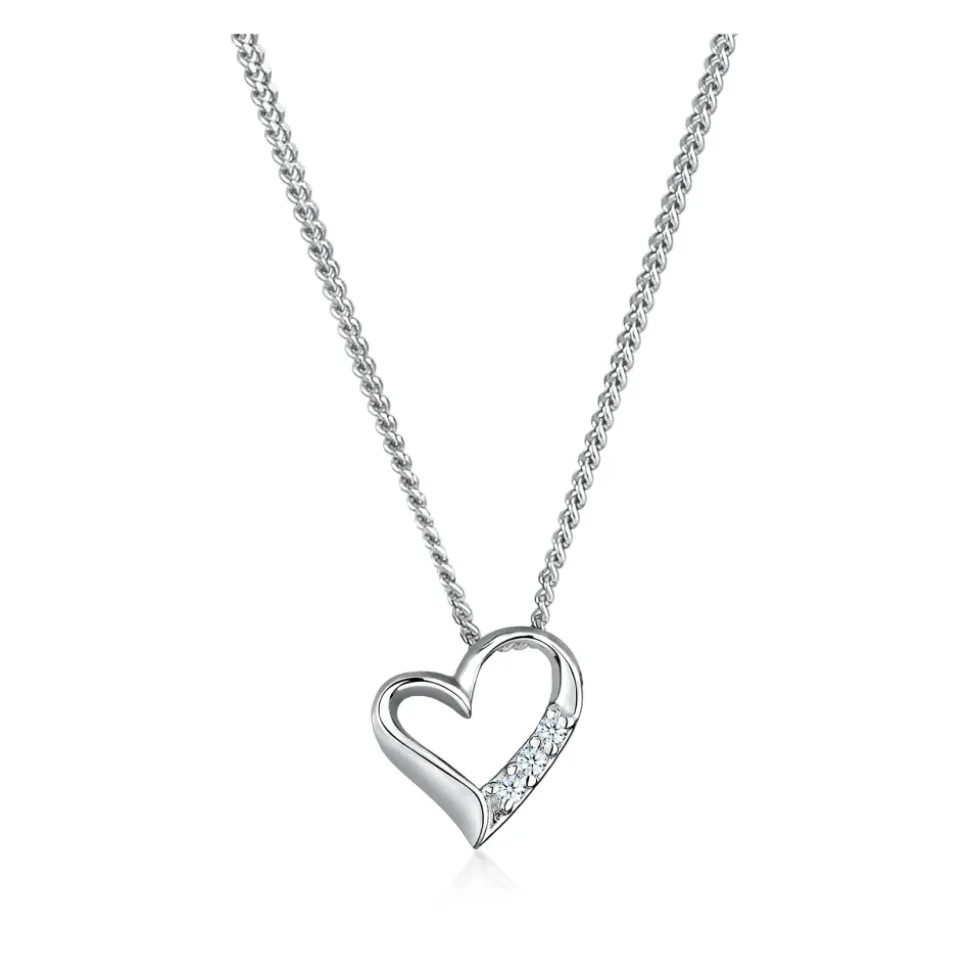 Heart Eternity Anhänger Halskette
