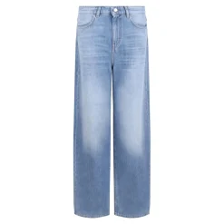 Hellblaue Oversized Denim Jeans