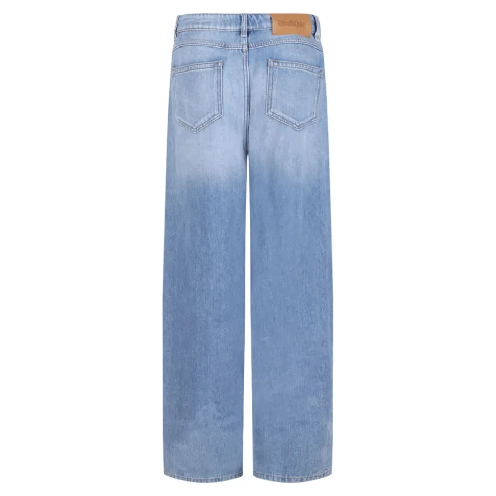 Hellblaue Oversized Denim Jeans