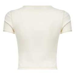 Herzförmiges D-Motiv T-Shirt