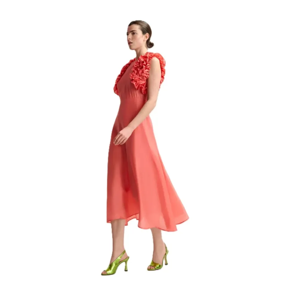 Hexico Rüschen-Midikleid