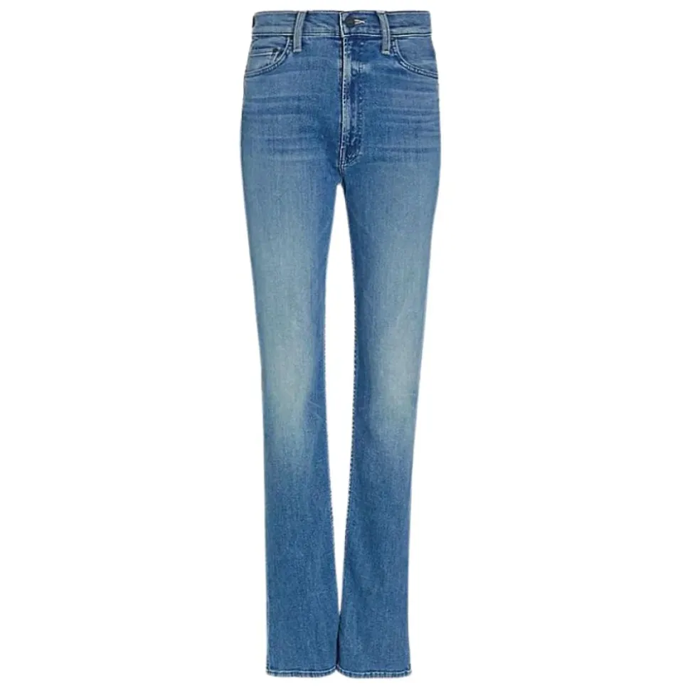 High Waist Straight Leg Jeans