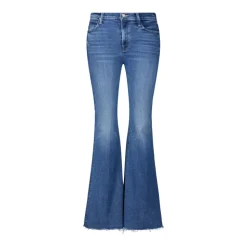High-Waist Flared Jeans