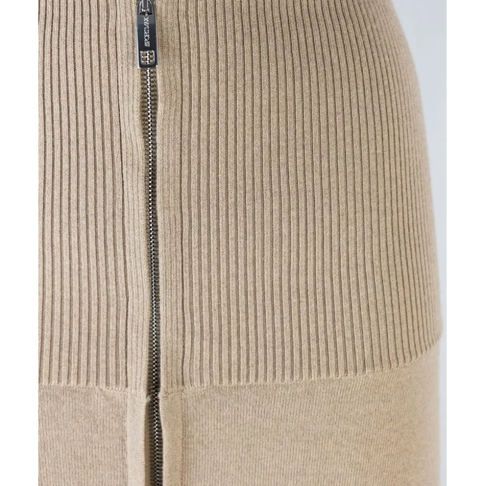 High-Waist Wollmischrock