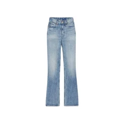 High-Waisted Schlagjeans