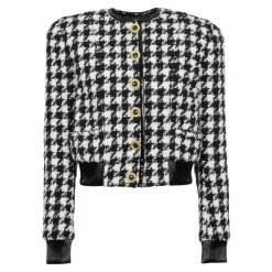 Houndstooth Tweed Jacke