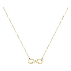 Infinity Halskette mit 0.03 ct Diamant