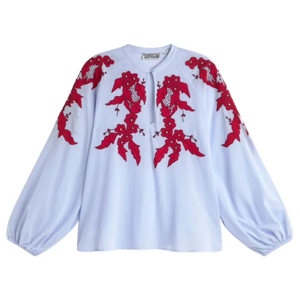 Ishimbay Stickerei-Bluse