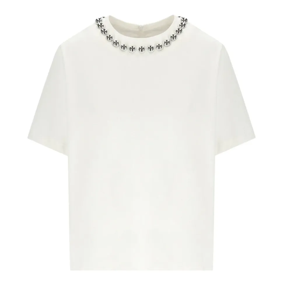 Ivory Intenso Silber Kugel T-Shirt