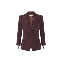 Jacke aus doppellagigem Crêpe