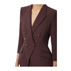 Jacke aus doppellagigem Crêpe