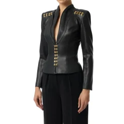 Jacke mit Schmuckverschlüssen