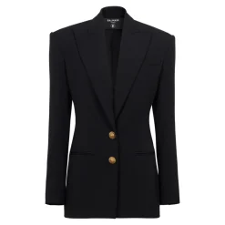 Jacke mit Taillenzug und 2 Knöpfen