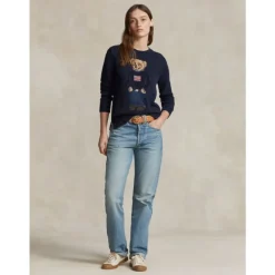 Jacquard Polo Bear Pullover