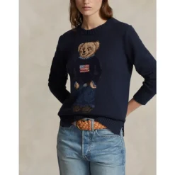 Jacquard Polo Bear Pullover