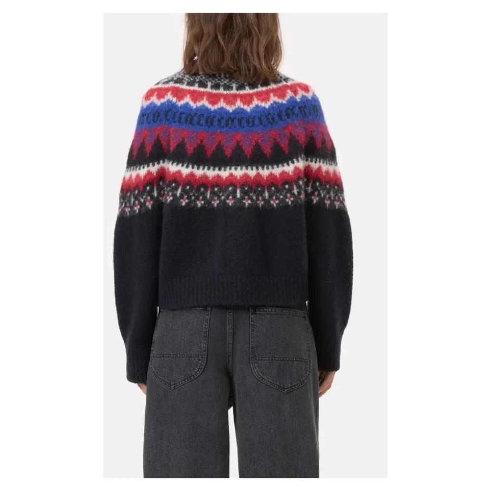 Jacquard Strickjacke