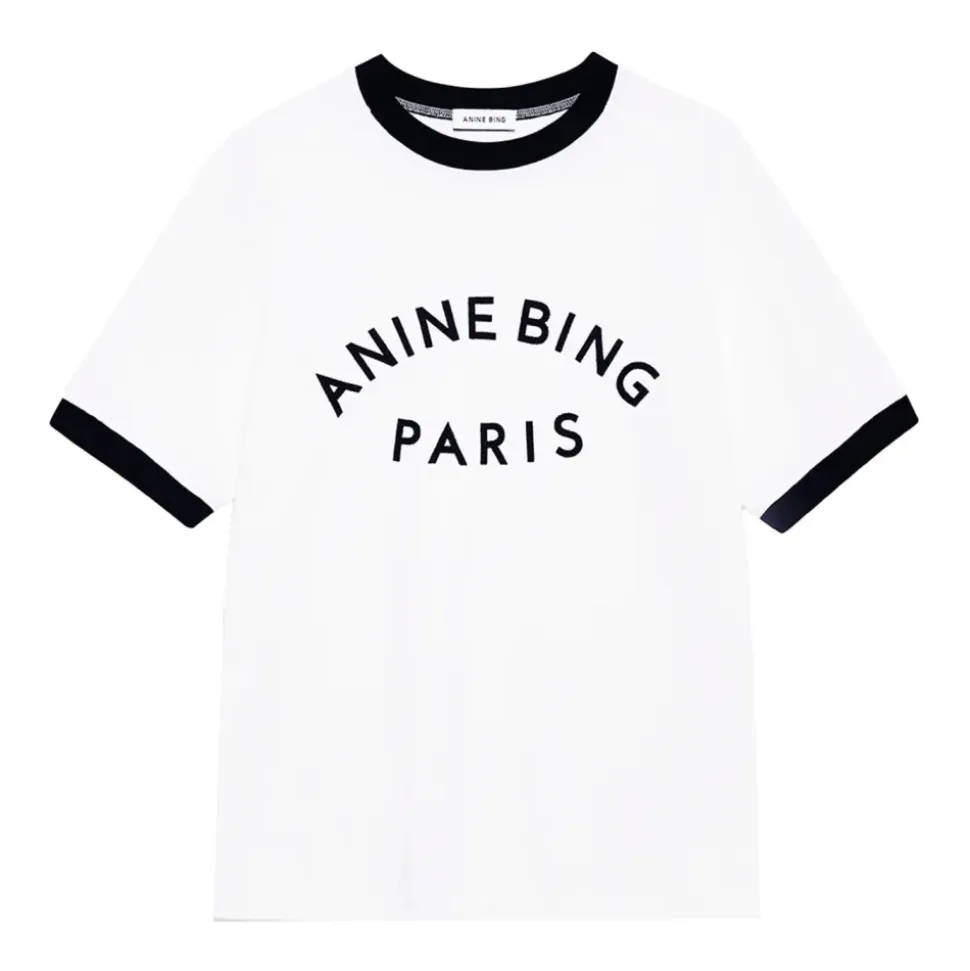Jaylin Ivory T-Shirt mit Frontdruck