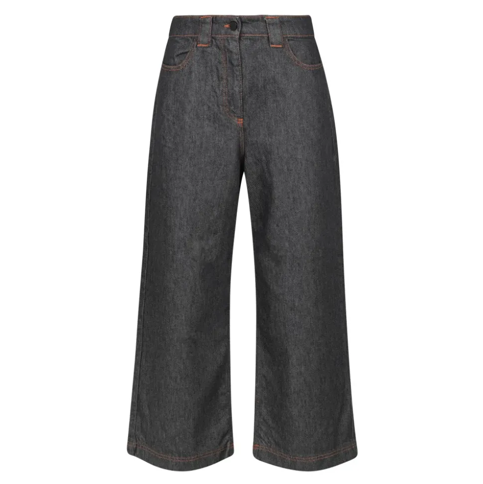 Jeans cropped ampi