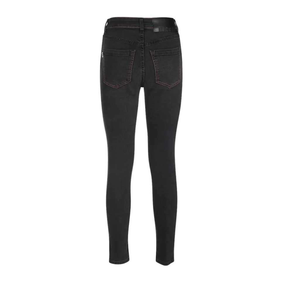 Jeans mit Kontrastnähten