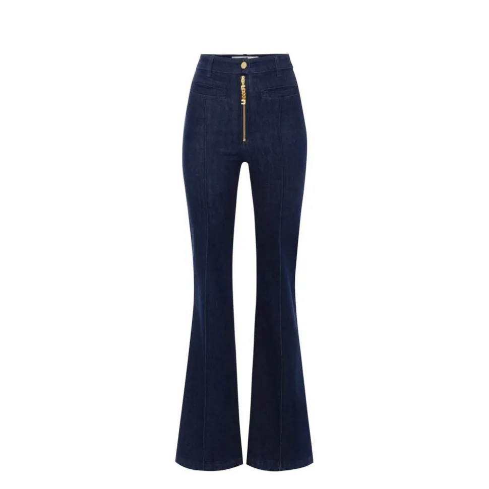Jeans mit Schmuck-Reißverschluss