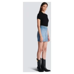 Jeansrock mit Knöpfen