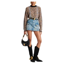 Jeansrock mit Taschen