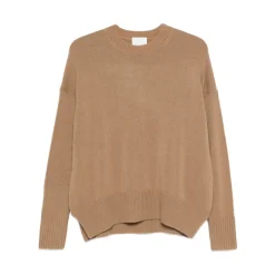 Kamel Crew Neck Cashmere Pullover