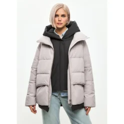 Kapuzen-Pufferjacke