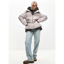 Kapuzen-Pufferjacke