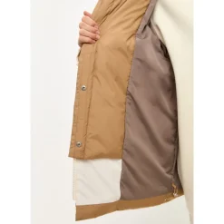 Kapuzen-Pufferjacke - Weiß