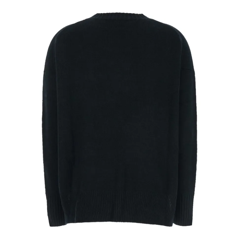 Kaschmir-Pullover mit Rundhalsausschnitt