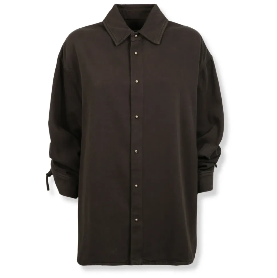 Keanu Tencel Denim Rouche Shirt