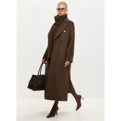 Klassischer, luxuriöser langer Mantel Rosie