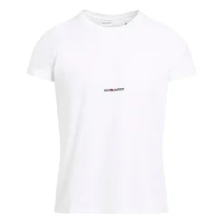 Klassisches T-Shirt mit kleinem Wortmarken-Logo