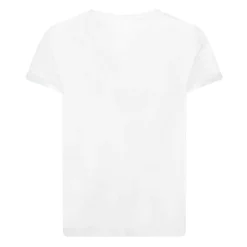 Klassisches T-Shirt mit kleinem Wortmarken-Logo